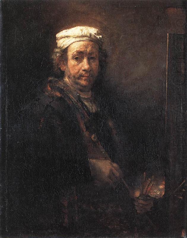 REMBRANDT Harmenszoon van Rijn Portrait of the Artist at His Easel gu china oil painting image
